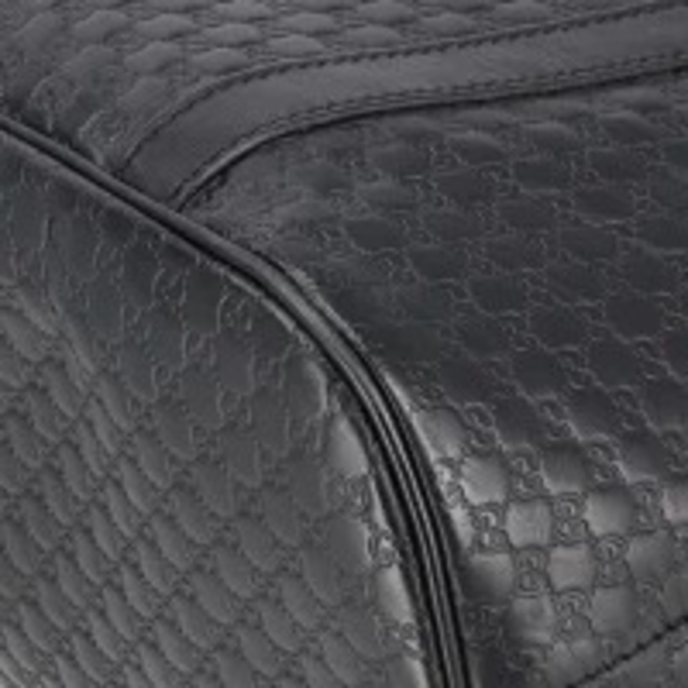 Gucci ssima Dome Bag Leather Black - Picture 5 of 6